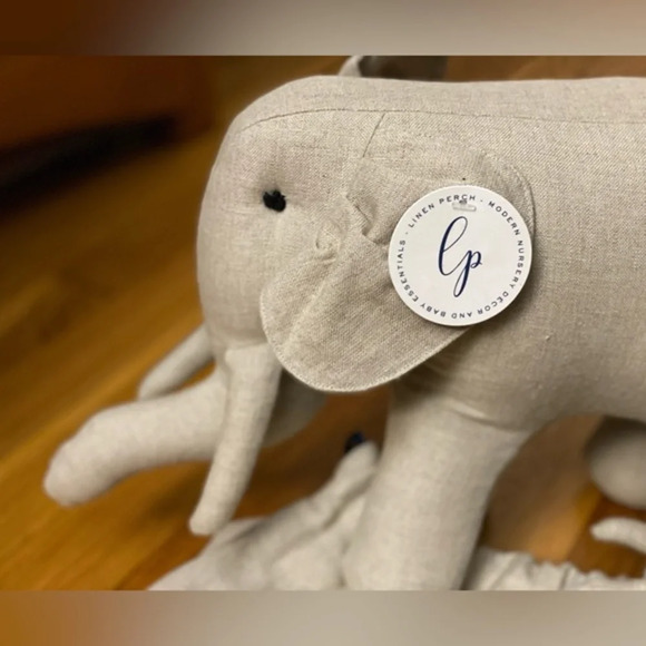 Cream Elephant Plush Toy Set - Picture 3 of 13